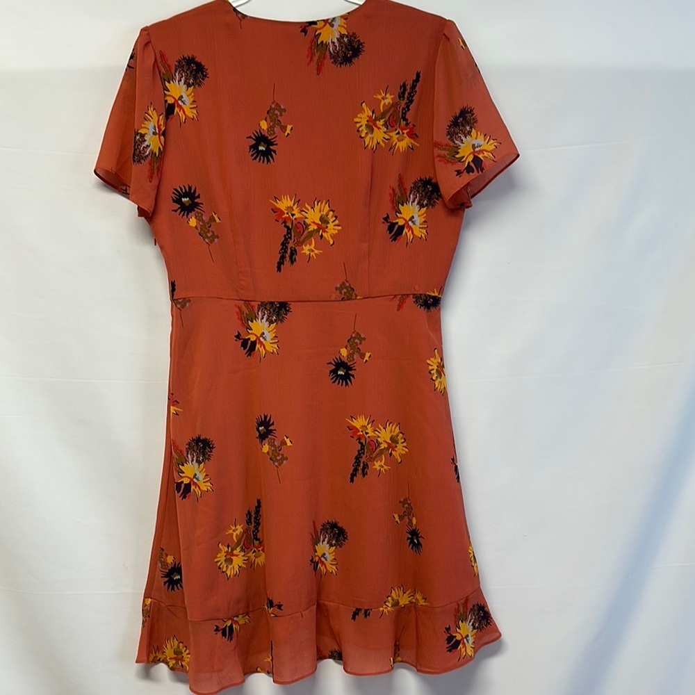 Madewell Posey Cactus Flower Mini Dress Size 6 EUC - Picture 4 of 5